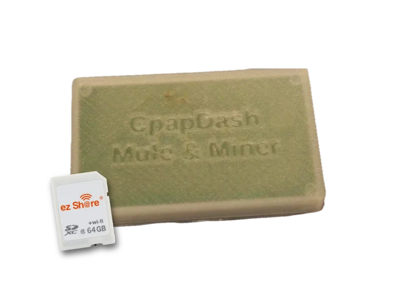 The Mule & Miner, with an ez Share WiFi SD card